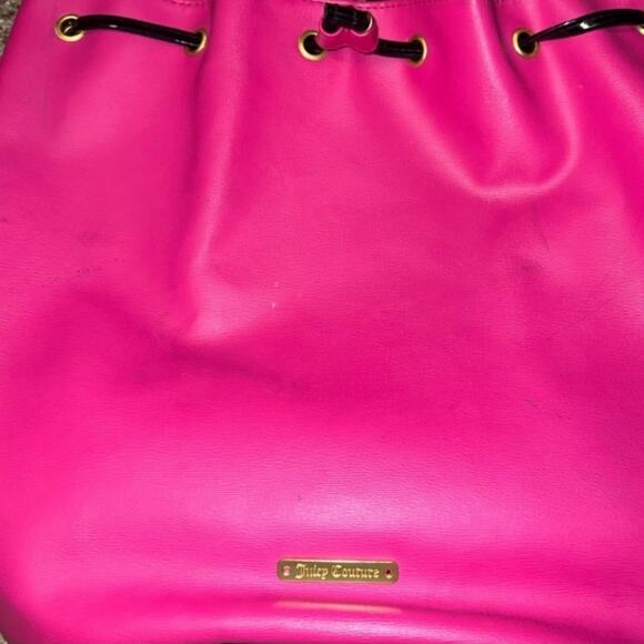 JUICY COUTURE‎ Backpack Fuscia Hot Pink Bag Summer Travel School Gym Barbirecore main image 5
